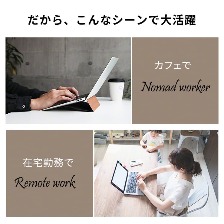 ノートパソコン スタンド 折りたたみ式 ノートパソコンスタンド 軽量 INOVA(3R-LTS03BR)