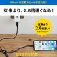 iPhone SE 充電ケーブル Type-C to Lightning 1m 急速充電 3A PD対応 INOVA(3R-NCR051BK)