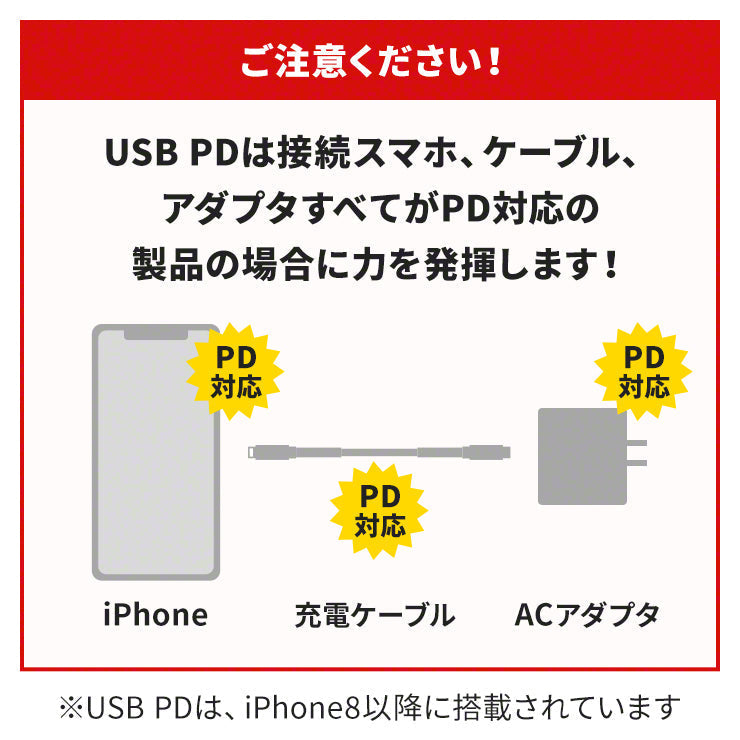 iPhone SE 充電ケーブル Type-C to Lightning 1m 急速充電 3A PD対応 INOVA(3R-NCR051BK)