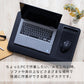 膝上テーブル クッション クッションテーブル キーボード マウス ワイド ノートパソコン(3R-OKT03BK)