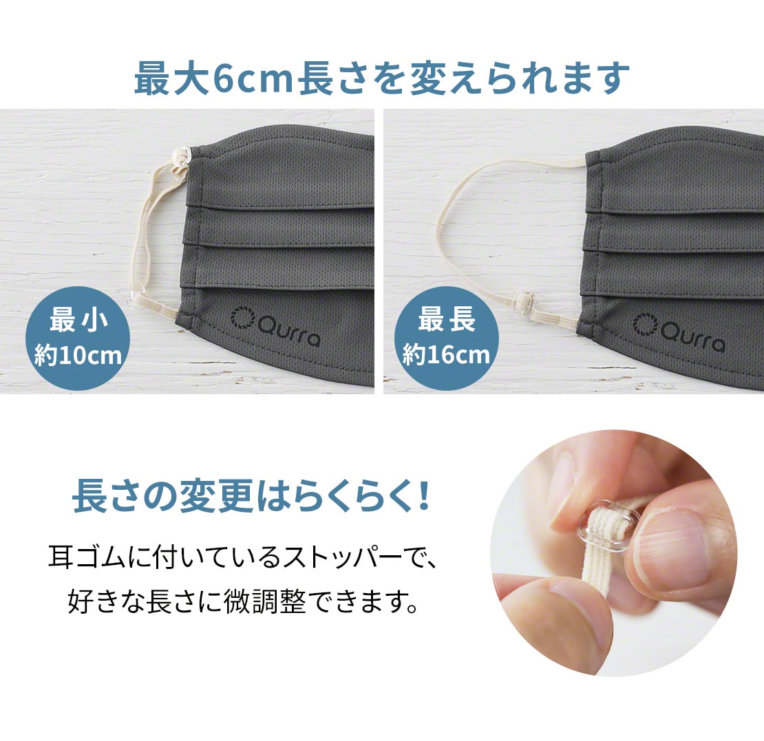 （ライトグレー）UVカットマスク 日本製 UPF50＋ 洗える 大きめ 顔全体 日焼け防止 uvカット マスク 夏用 鼻(3R-UCM02)