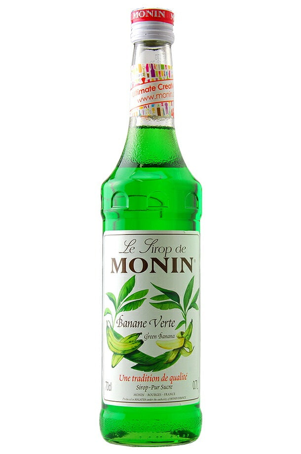 【送料無料】MONIN モナン グリーンバナナ シロップ 700ml×12本【ご注文は12本まで同梱可能】ノンアルコール シロップ