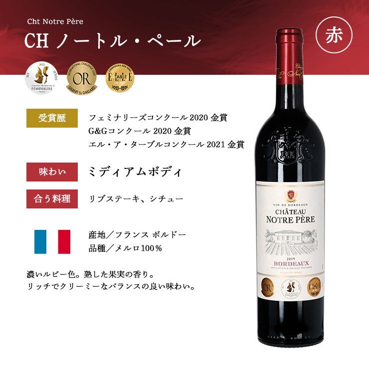 ボルドー金賞受賞ワインセット 750ml 6本 赤ワイン フランス ボルドー 送料無料