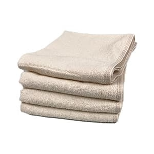 【超得ハイパーSALE】ミルキーベージュ フェイスタオル5枚セット 8年タオル 240匁[M便 1/1]