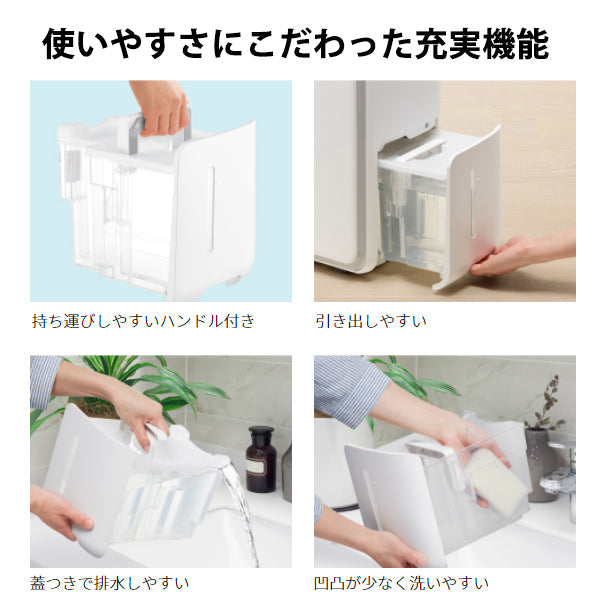 SHARP (シャープ) ハイブリッド方式 衣類乾燥除湿機 パワフルタイプ [CV-NH140-W]