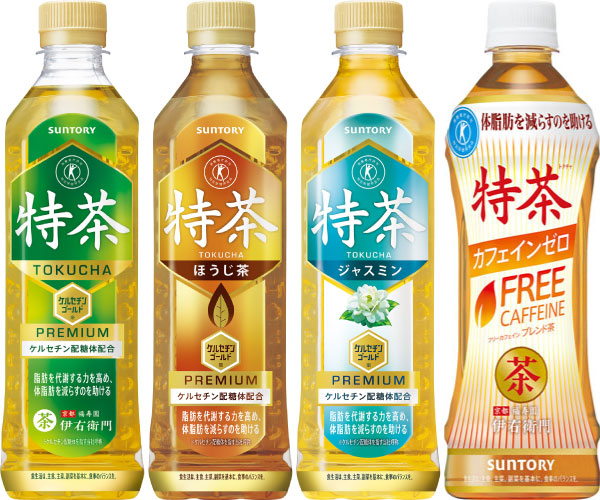 特茶 伊右衛門 特定保健用食品 500ml ペットボトル 選べる 48本 (24本×2) サントリー 〔トクホ お茶〕