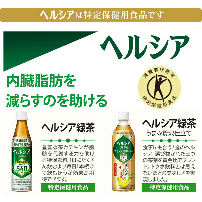 ヘルシア 緑茶 ヘルシアウォーター 他 350ml 500ml ペットボトル 選べる 48本 (24本×2) 花王 〔ヘルシヤ緑茶 トクホ 特定保健用食品 特保 緑茶 選り取り よりどり〕