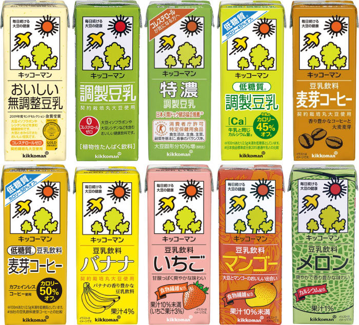 キッコーマン 豆乳 200ml 紙パック 選べる 36本 (18本×2)