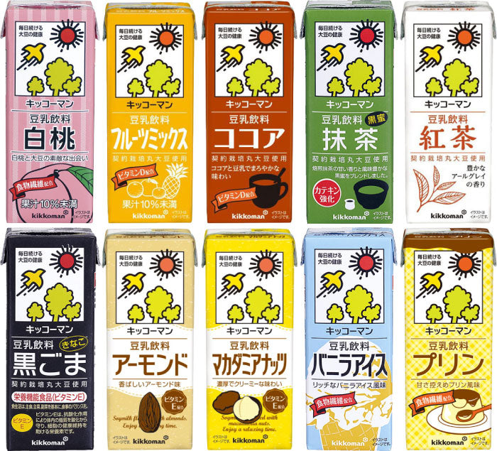 キッコーマン 豆乳 200ml 紙パック 選べる 54本 (18本×3)