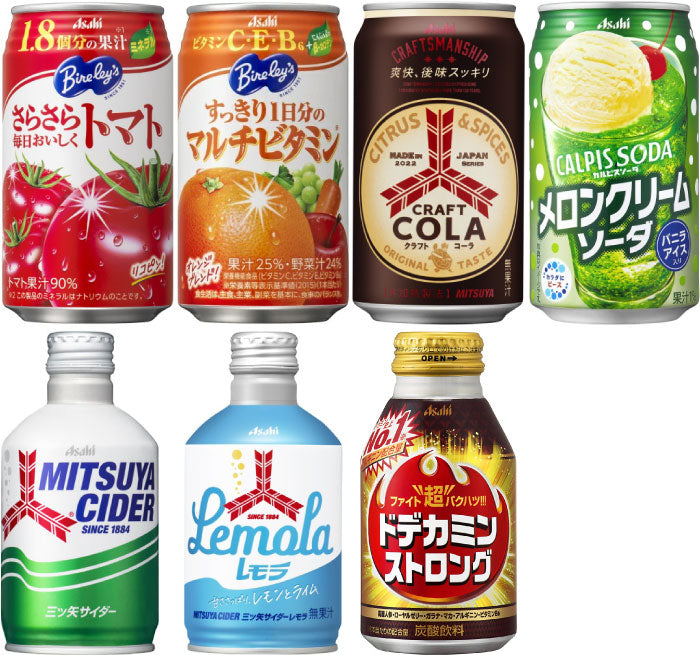 アサヒ バヤリース 三ツ矢サイダー ドデカミン 他 350g 300ml 缶 300ml ボトル缶 選べる 48本 (24本×2)