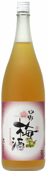 中野BC中野梅酒 1800ml長久 中野酒造