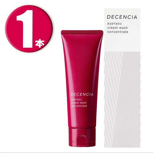 (1本) DECENCIA アヤナス クリームウォッシュ コンセントレート 100g  ayanasu cream wash concentrate 敏感肌用洗顔フォーム
