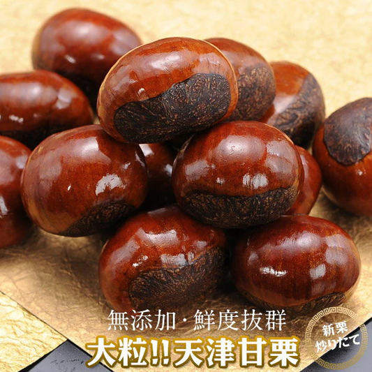 天津甘栗×約500g［メール便］10袋まで1配送でお届け【2〜3営業日以内に出荷】【送料無料】