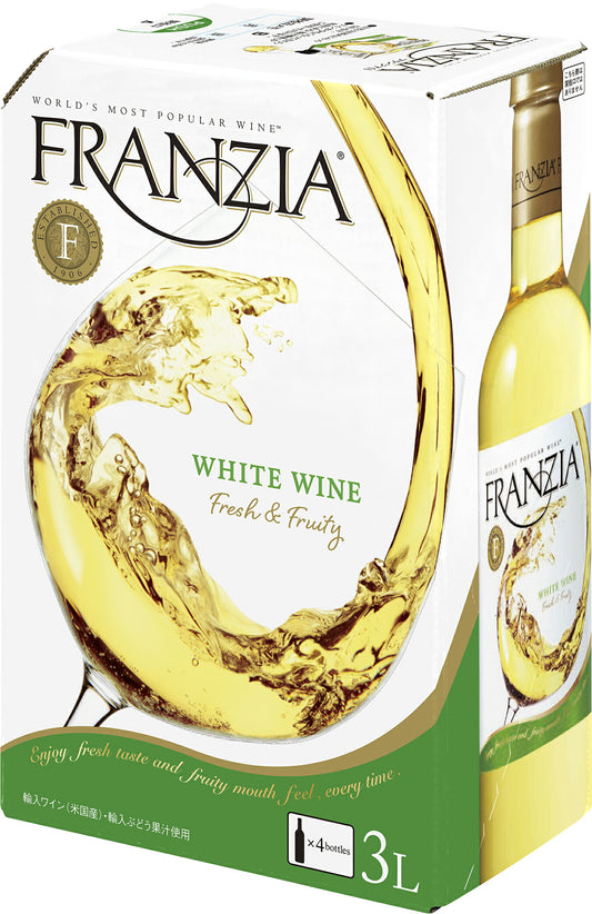 【送料無料】メルシャン フランジア 白 3L×4本