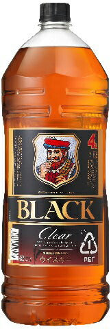 【6人シェア買いでお得】ブラックニッカ クリア4Ｌ【4本入り １ケース】