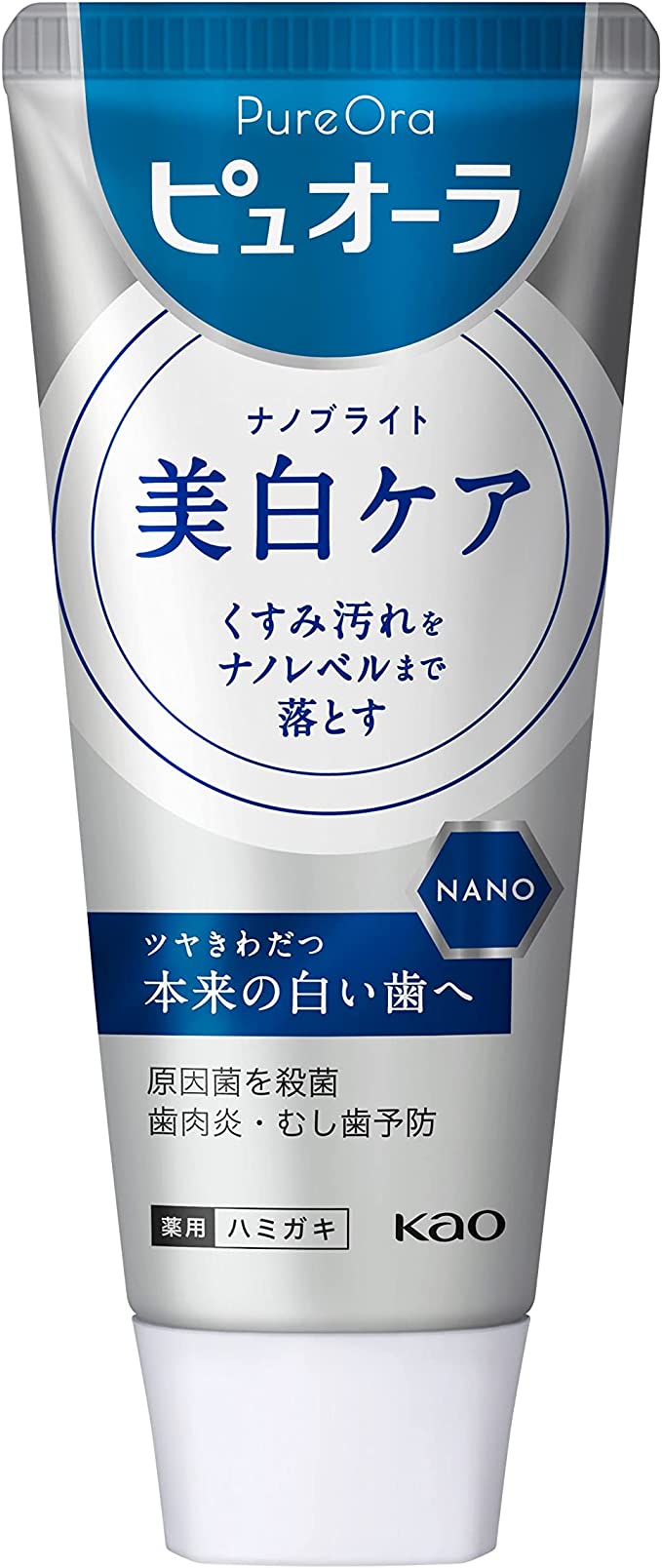 ピュオーラ 薬用ハミガキ ナノブライト 美白 115g