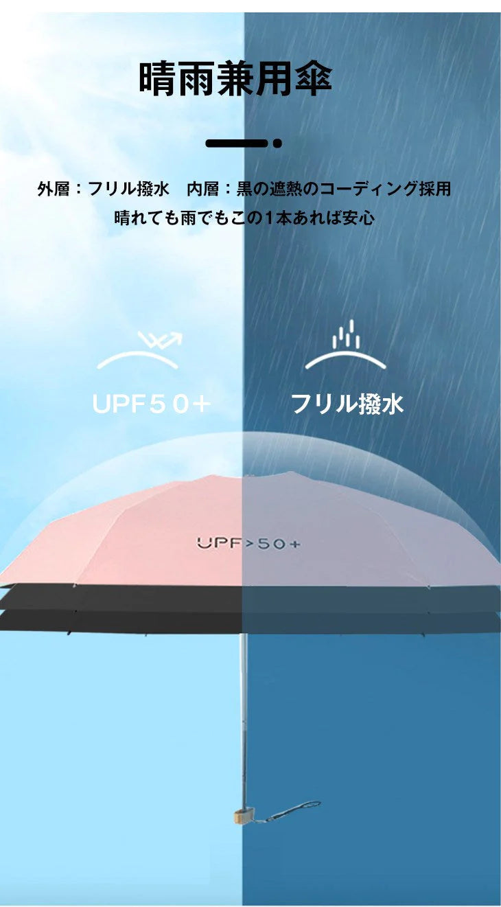 【超得ハイパーSALE】【オフホワイト】超軽量 日傘 折りたたみ 遮光率99.99% 晴雨兼用 収納 軽量 傘 レディース 撥水 折り畳み 雨傘 コンパクトMINI uvカット UV対策 紫外線 耐風 かわいい プレゼント 遮熱 涼しい 父の日 ギフト