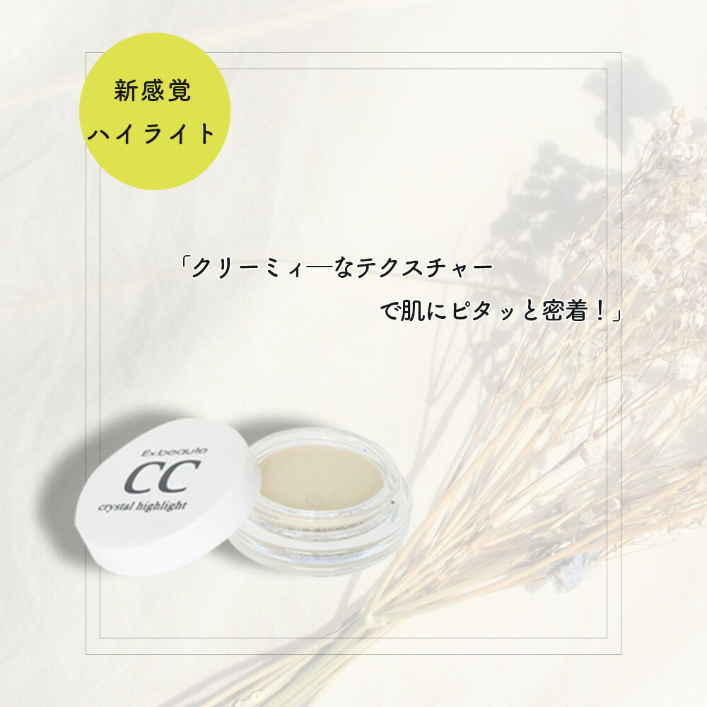 エクスボーテ Ex：beaute  CCクリスタルハイライト 5g 部分用 フェースカラー ダイヤモンドパール  下地 ナチュラル
