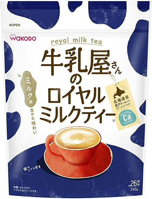 牛乳屋さんのロイヤルミルクティー 340g袋