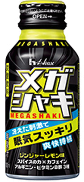 ハウスウェルネス メガシャキ 100ml ボトル缶 60本 (30本入×2 まとめ買い) 〔炭酸飲料〕