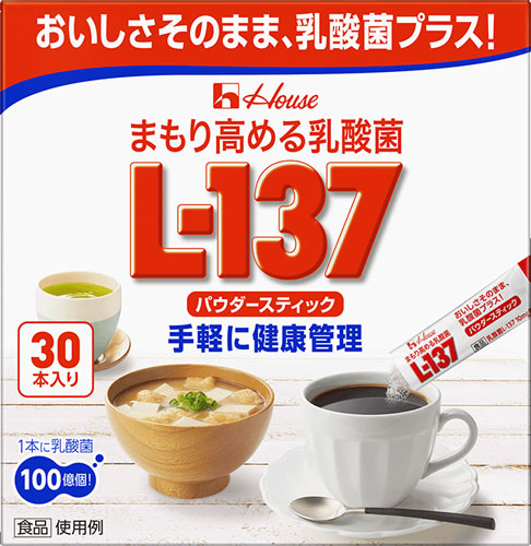 ハウスウェルネス まもり高める乳酸菌L-137 スティック 30本×24箱入 〔乳酸菌 L-137 守り高める スティック 個包装 パウダー〕