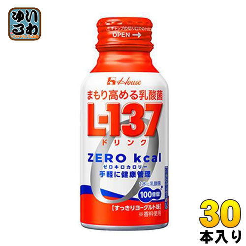 ハウスウェルネス まもり高める乳酸菌L-137 100ml ボトル缶 30本入