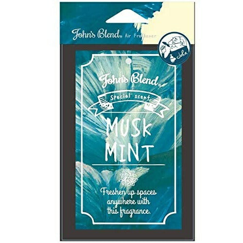 【メール便 送料無料】John'sBlend ジョンズブレンド Coolエアーフレッシュナー ムスクミント