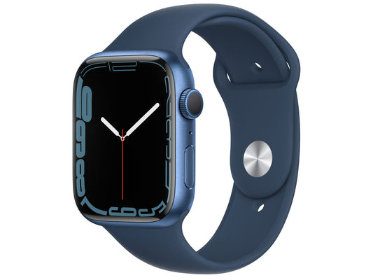 [新品] 保証未開始 Apple Watch Series 7 GPSモデル 45mm MKN83J/A [アビスブルースポーツバンド] アップルウォッチ 4549995257946