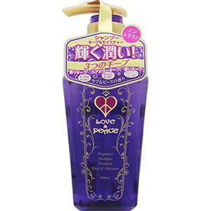 【送料無料】ラブ&ピース(LOVE&PEACE)ノンシリコン シャンプー キープ&モイスチャー500ml