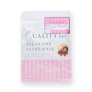 【メール便 送料無料】QUALITY 1ST クオリティファースト オールインワン シートマスク モイスト 7枚入
