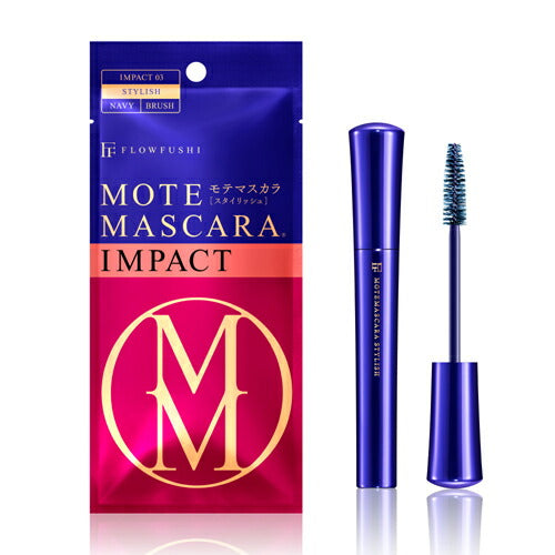 【メール便 送料無料】FLOWFUSHIフローフシ モテマスカラ IMPACT 3 ネイビー/スタイリッシュ