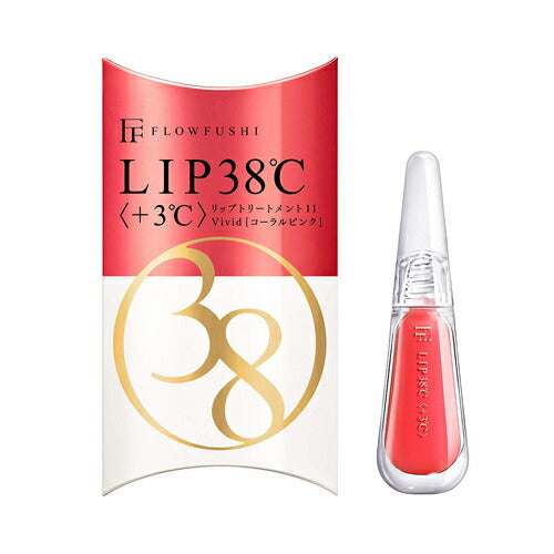 【メール便 送料無料】FLOWFUSHIフローフシ LIP38℃ リップトリートメント +3℃ コーラルピンク