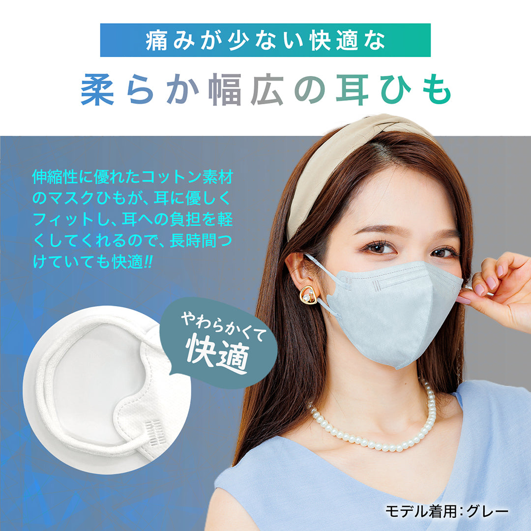 3D立体マスク SIMPLE SMILE JIS規格 カケンテスト済み 小顔 使い捨て 大人サイズ 個包装 80枚セット