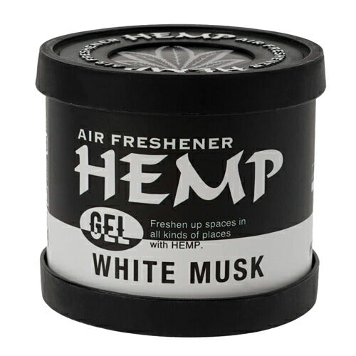 【送料無料】HEMP GEL ジェル ホワイトムスク ルームフレグランス 置き型 80g