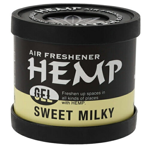 【送料無料】HEMP GEL ジェル スウィートミルキー ルームフレグランス 置き型 80g