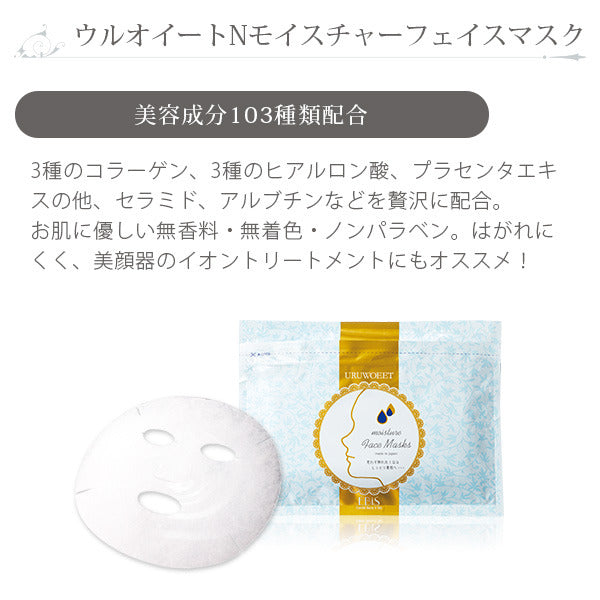 【3人シェア買いでお得】（ホワイト）美顔器ギフトセット / イオンプルレクリエイト メイクのりを良くする リフトアップ