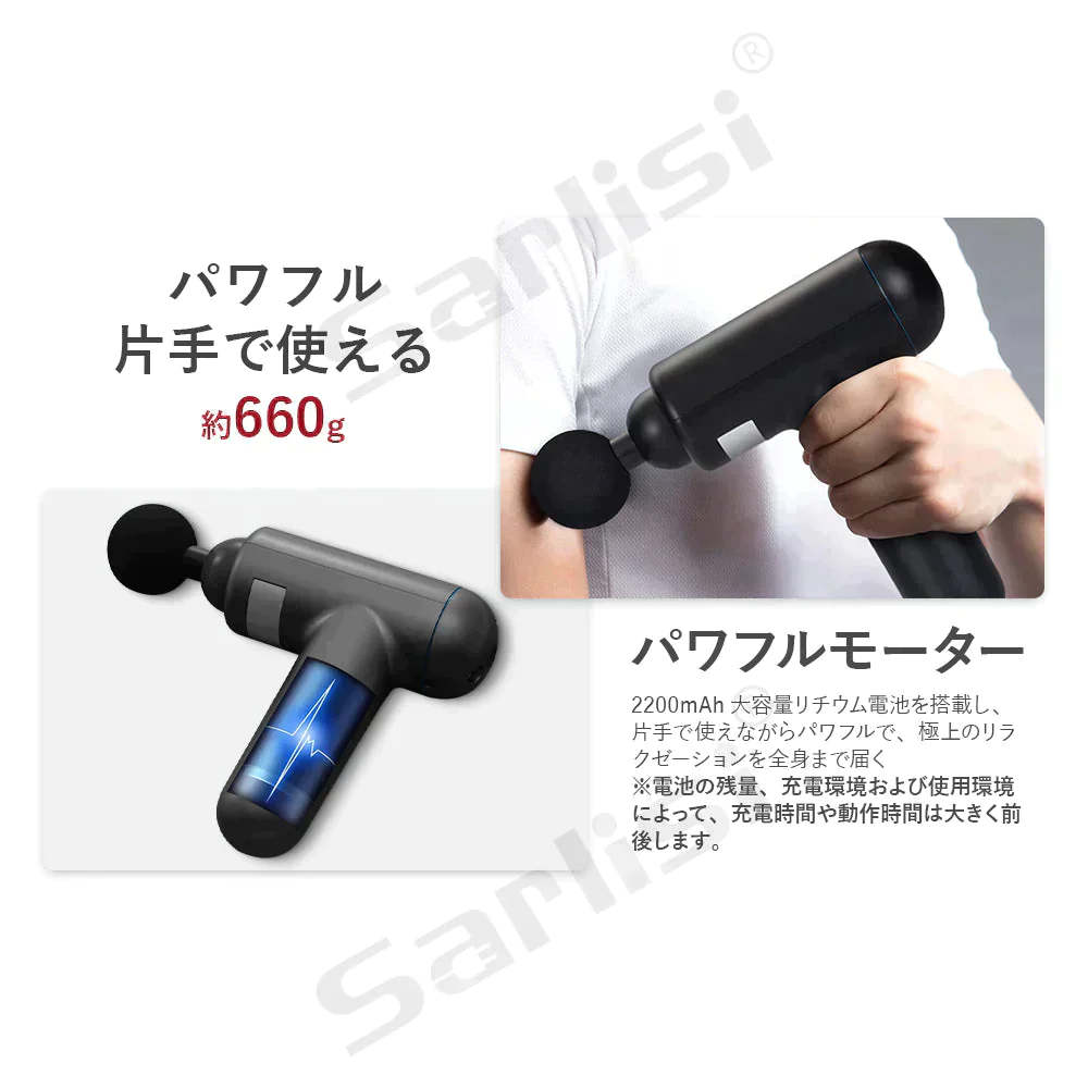 プロが選ぶ最強モーター 筋膜リリースガン マッサージガン 6段階 疲労回復 ハンディガン マッサージ器 贈り物 プレゼント ギフト