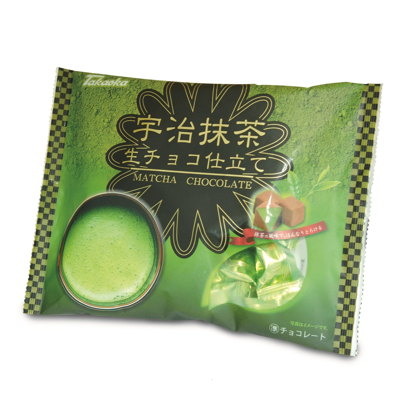 【送料無料】高岡食品工業 タカオカチョコ 宇治抹茶 生チョコ仕立て 145g×48袋