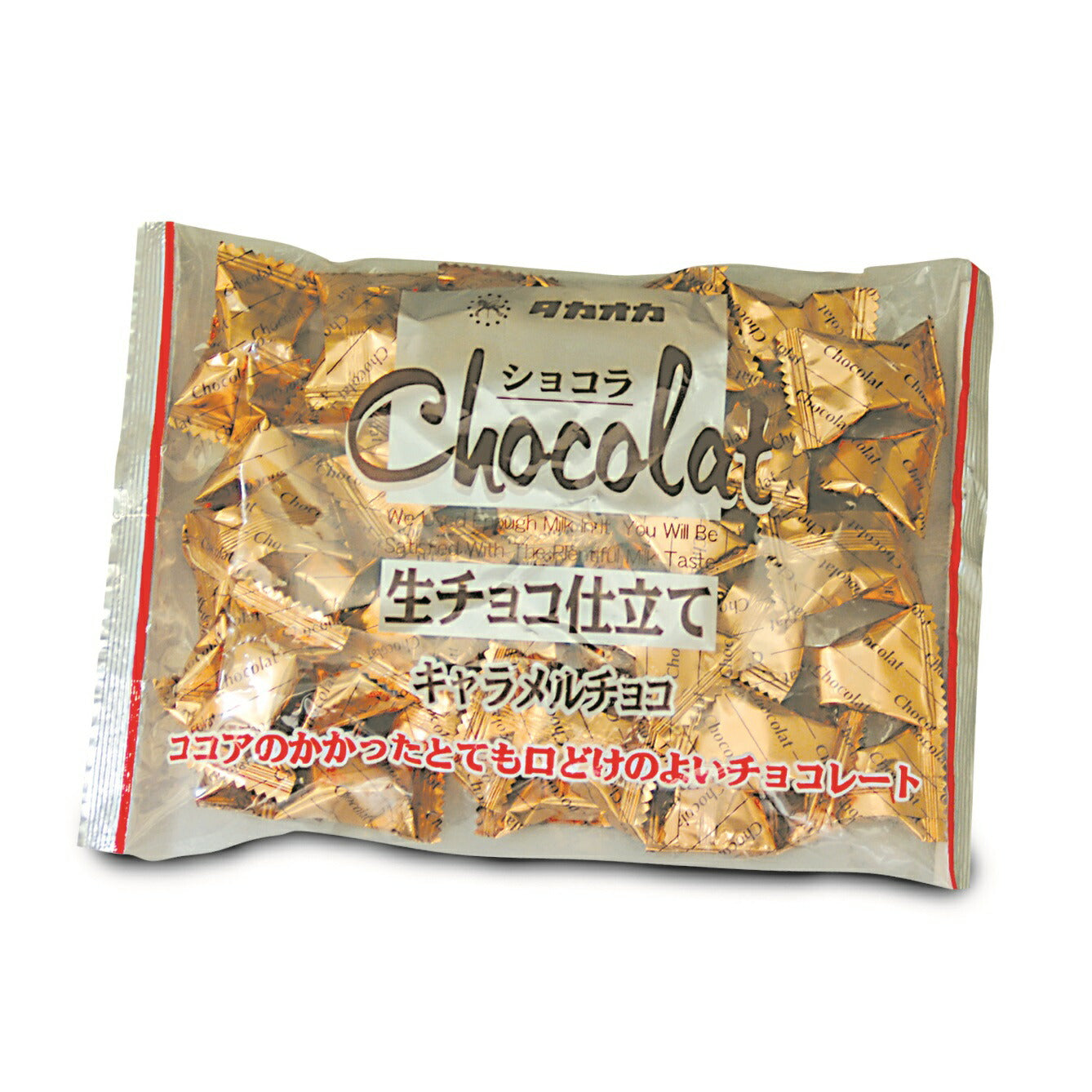 【送料無料】高岡食品工業タカオカチョコ ショコラ 生チョコ仕立て キャラメル 150g×24袋