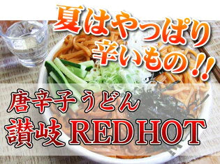【100円シェア買い】【メガ辛 】送料無料 唐辛子うどん 讃岐REDHOT「火雷伝」2人前 辛さは3種類！メガ辛 激辛 うどん 激辛 麺 辛い うどん 本場讃岐うどん さぬきうどん ポスト投函便での配送(代金引換-後払い不可・着日指定不可)【半生麺】【並麺】【ご新規さんとシェア買い】