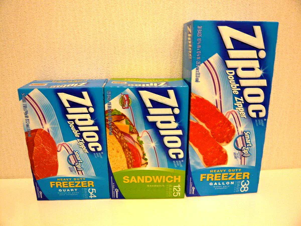 【送料無料】【お試し3点セット：Ziploc】ジップロック 　フリーザーバッククォート54枚　フリーザーバックガロン38枚　サンドイッチ用保存バック 125枚【セール品】【送料無料：沖縄・一部地域、離島は対象外】