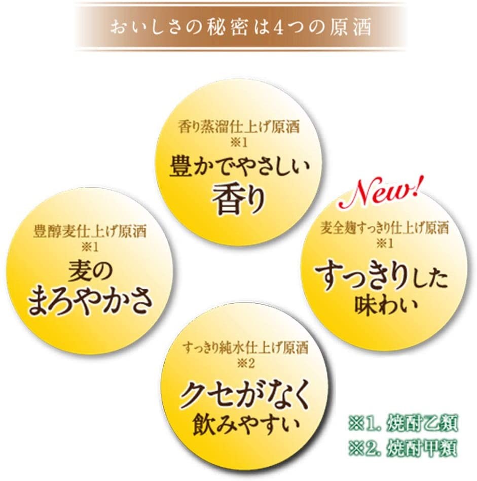 【送料無料】アサヒ かのか 麦 1.8L×12本