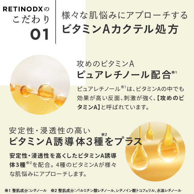 【ご新規さんとシェア買い】コスメドンお試しセット　レチノデラックス お試し5mL+シナジーブースター お試し10mL
