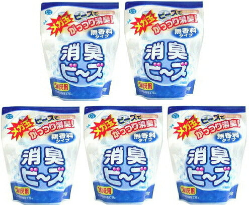 メガ玉消臭ビーズ 無香料 詰替用 300g x 5個セット