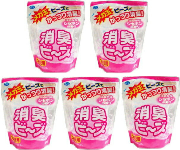 メガ玉消臭ビーズ シャボン 詰替用 300g x 5個セット