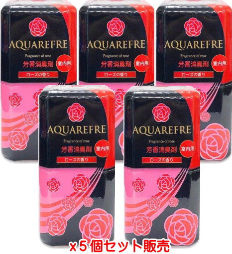 室内用芳香消臭剤 ローズ 1×5個【宅配便】