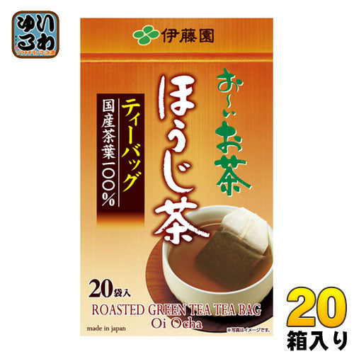 伊藤園 お?いお茶 ほうじ茶カップ用 ティーバッグ 20袋×20箱入〔お茶〕