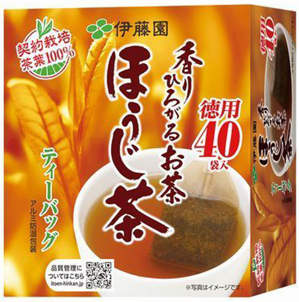 伊藤園 香りひろがるお茶 ほうじ茶ティーバッグ 40袋×6箱入〔お茶〕