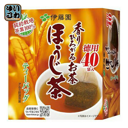 伊藤園 香りひろがるお茶 ほうじ茶ティーバッグ 40袋×6箱入〔お茶〕