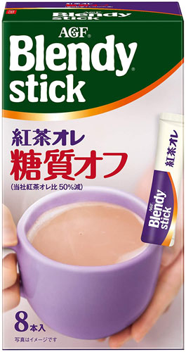 AGF ブレンディ スティック 紅茶オレ 糖質オフ 8本×24箱入